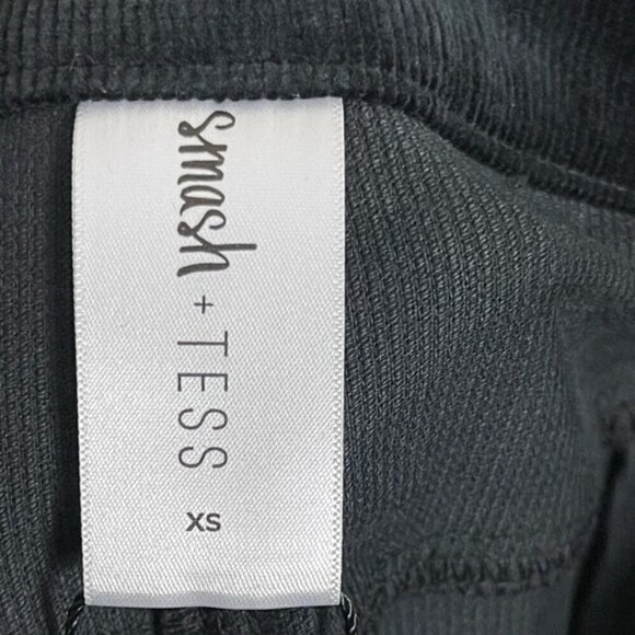 Smash + Tess City wide leg pant in midnight black high rise corduroy NWT size XS - Picture 8 of 11